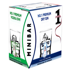 No. 1 Minibar, Vodka Tropical, Kiwi & Gin 37,5% 3L